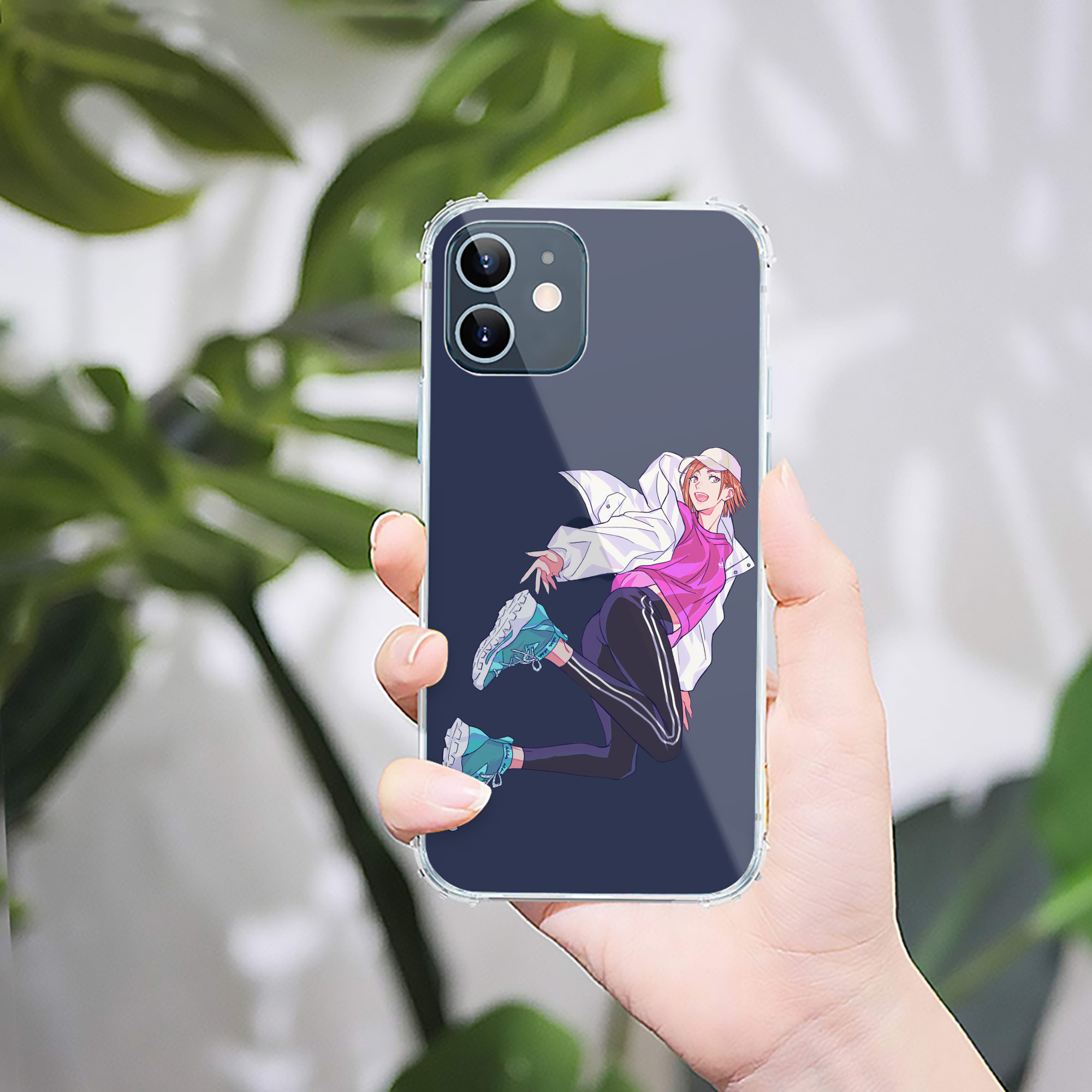 （画像用） 呪術廻戦 Jujutsu Kaisen 【iPhone 12シリーズ対応】透明スマホケース（クリアソフトケース）